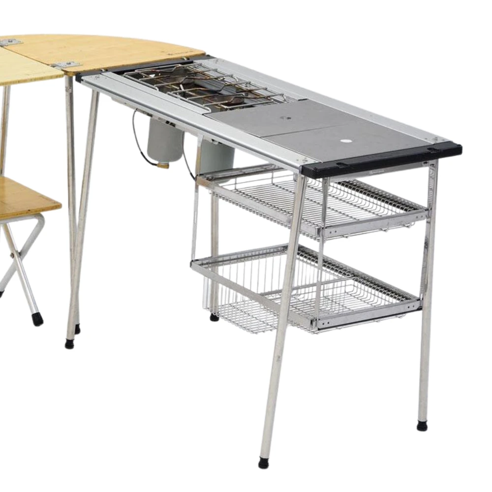 Snow Peak Hanging Rack Frame 2 Stages Set - Image 3