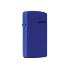 Zippo 1630ZL Slim Royal Blue Matte With Zippo Logo - Refillable Windproof Lighter