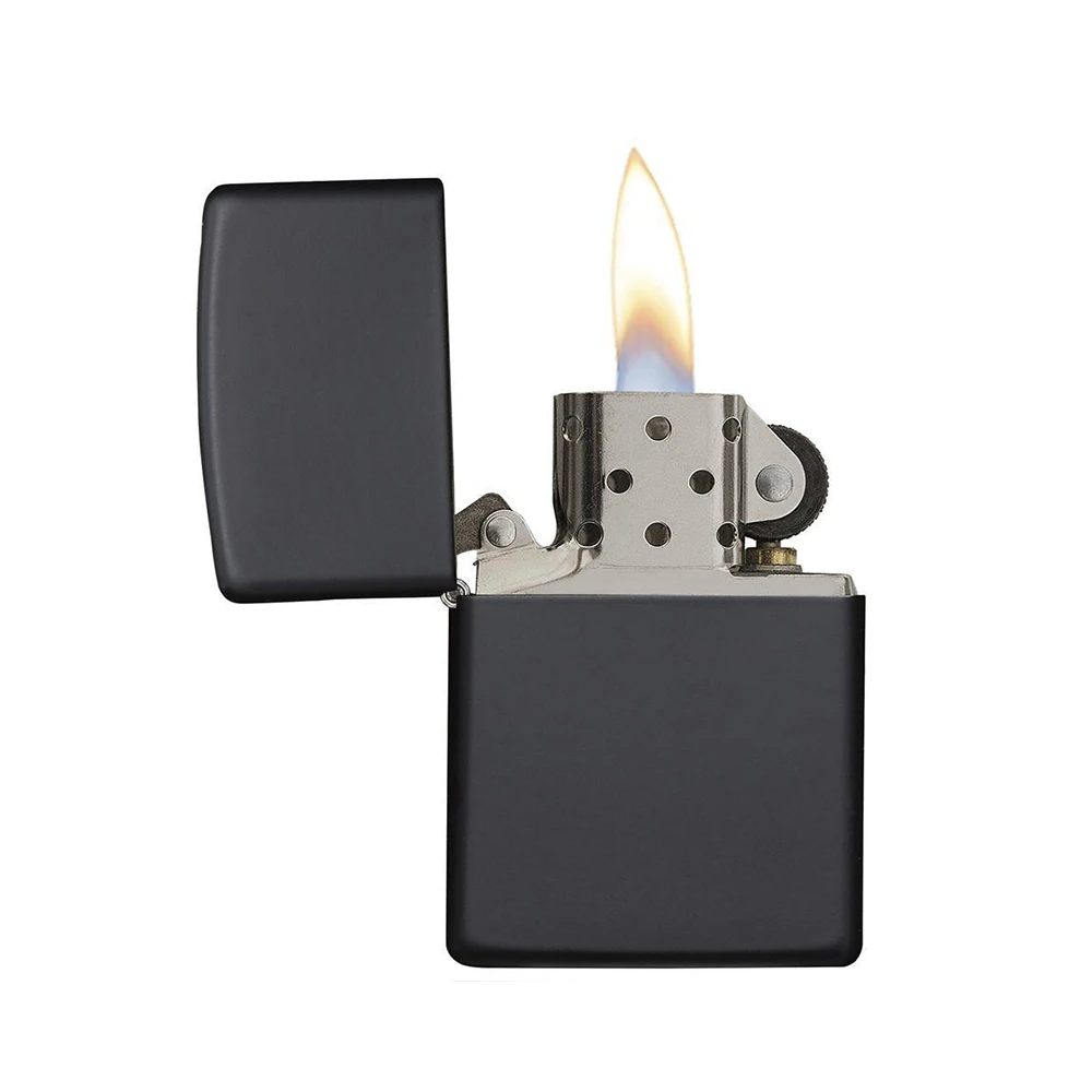 Zippo 218 Classic Matte Black - Refillable Windproof Lighter - Image 2
