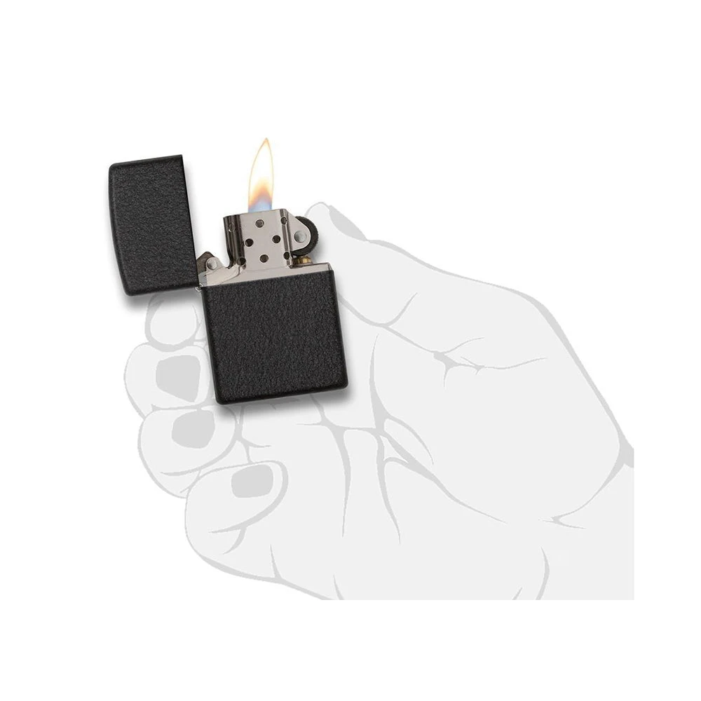 Zippo 236 Classic Black Crackle™ - Refillable Windproof Lighter - Image 5
