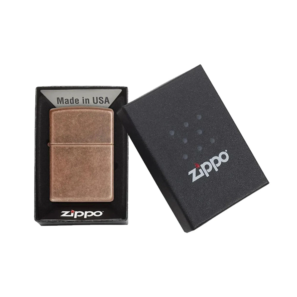 Zippo 301FB Antique Copper - Refillable Windproof Lighter - Image 3