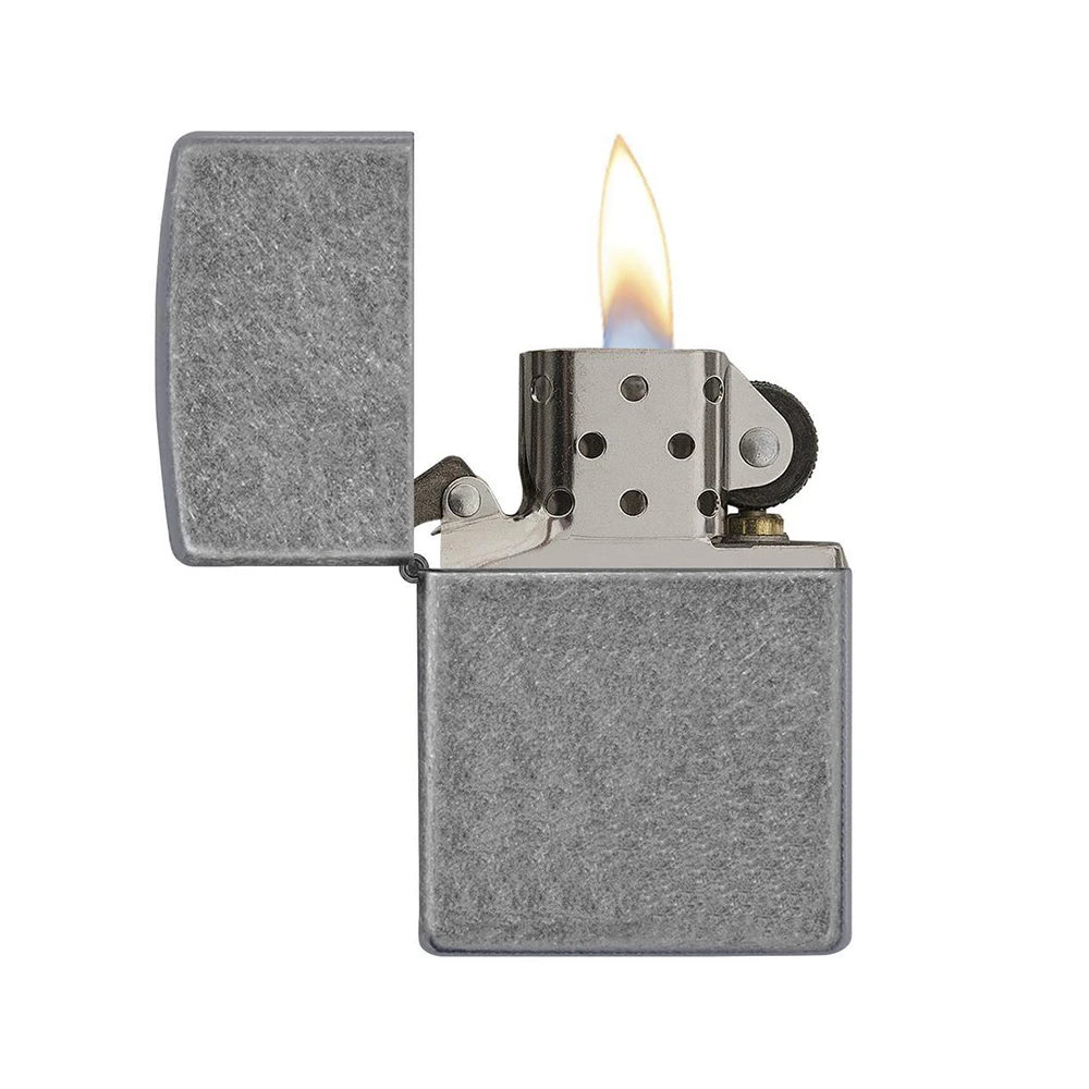 Zippo 121FB Classic Antique Silver Plate - Refillable Windproof Lighter - Image 2